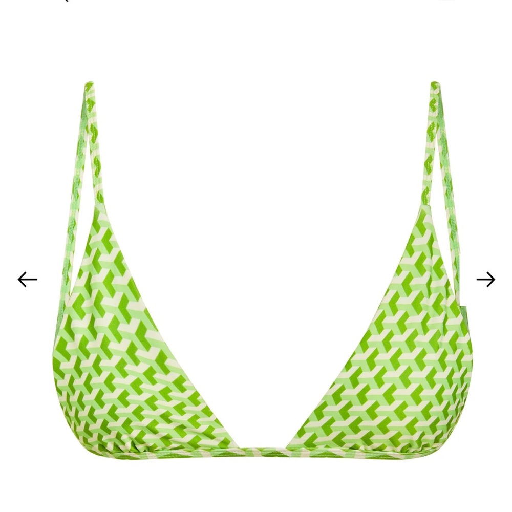 NWT Monday Swimwear BARBADOS TOP - CYPRESS GEO
